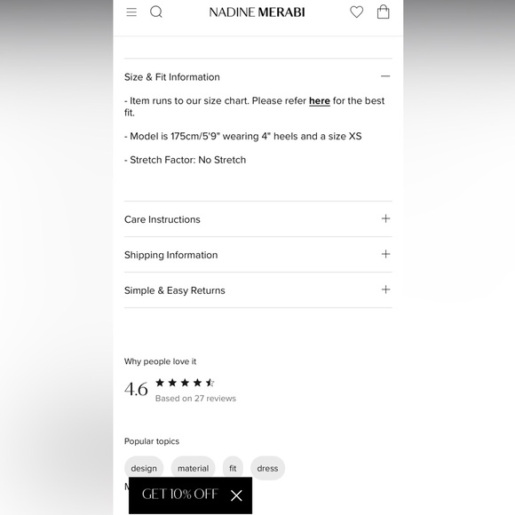 Elegant Black Skirt with Pearl Accents - Picture 11 of 14